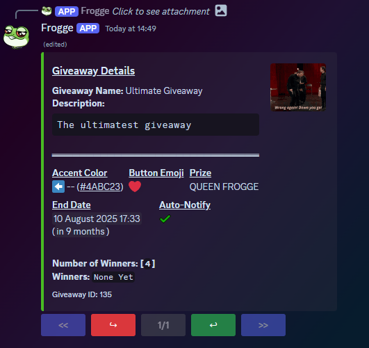 Active Giveaways