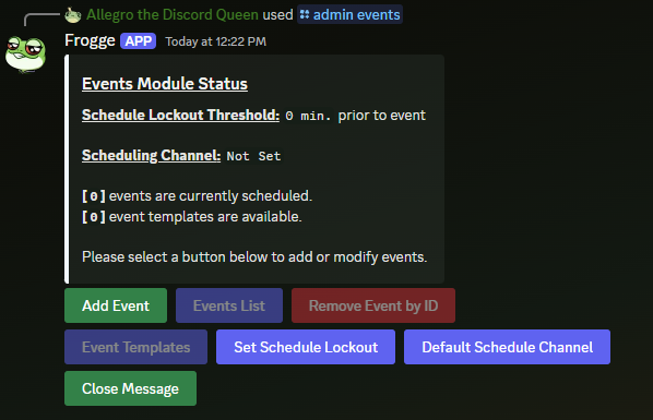 Forms Menu