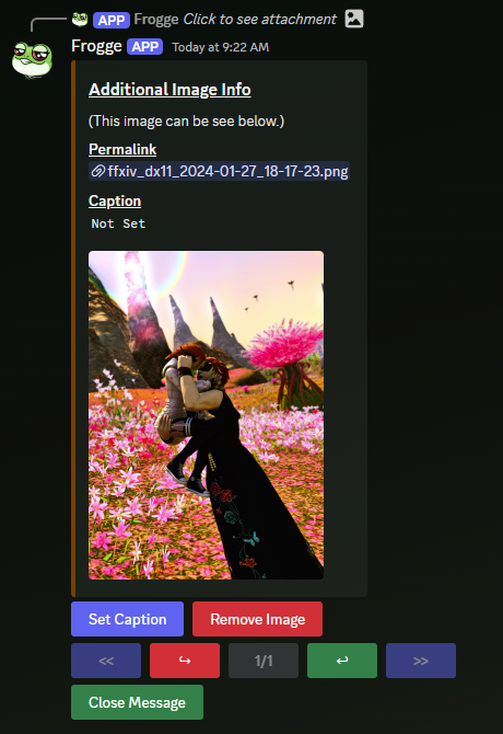 Additional Images Menu