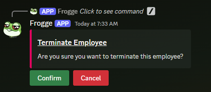 Terminate Employee
