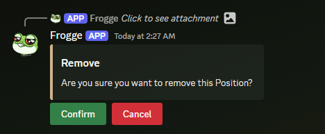 Remove Position